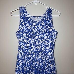 Flowy Chic Blue Floral Maxi Dress